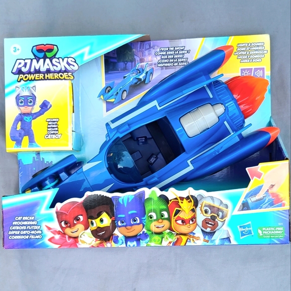 PJ Masks Power Heroes Cat Racer with Lights and Sounds - Picture 1 of 2